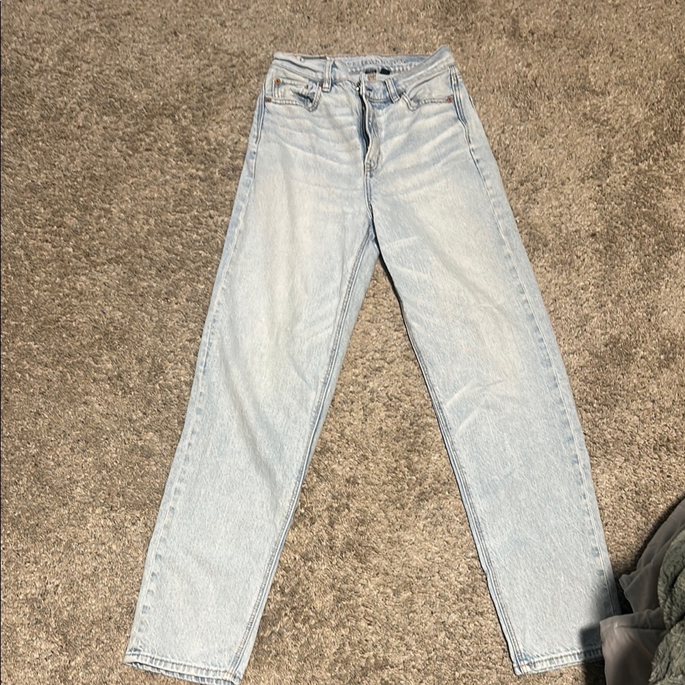American Eagle Outfitters Blue Straight Leg Jeans